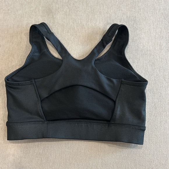 Nike Women’s Sport Bra Padded Dri-Fit Black Medium Workout Gym Active - Picture 2 of 5